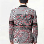 Essendon Bombers NAIDOC Week 2026 Blazer Australian Aboriginal Dot Art Dreamtime Pattern Style