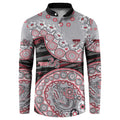 Essendon Bombers NAIDOC Week 2026 Button Sweatshirt Australian Aboriginal Dot Art Dreamtime Pattern Style