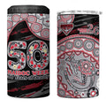 Essendon Bombers NAIDOC Week 2026 4 in 1 Can Cooler Tumbler Australian Aboriginal Dot Art Dreamtime Pattern Style