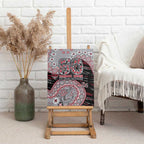 Essendon Bombers NAIDOC Week 2026 Canvas Wall Art Australian Aboriginal Dot Art Dreamtime Pattern Style