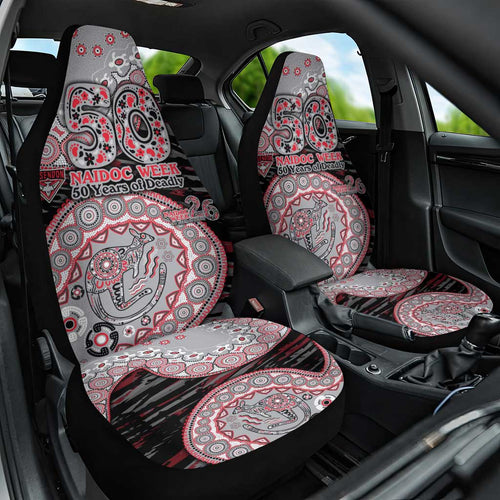 Essendon Bombers NAIDOC Week 2026 Car Seat Cover Australian Aboriginal Dot Art Dreamtime Pattern Style