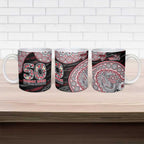 Essendon Bombers NAIDOC Week 2026 Ceramic Mug Australian Aboriginal Dot Art Dreamtime Pattern Style