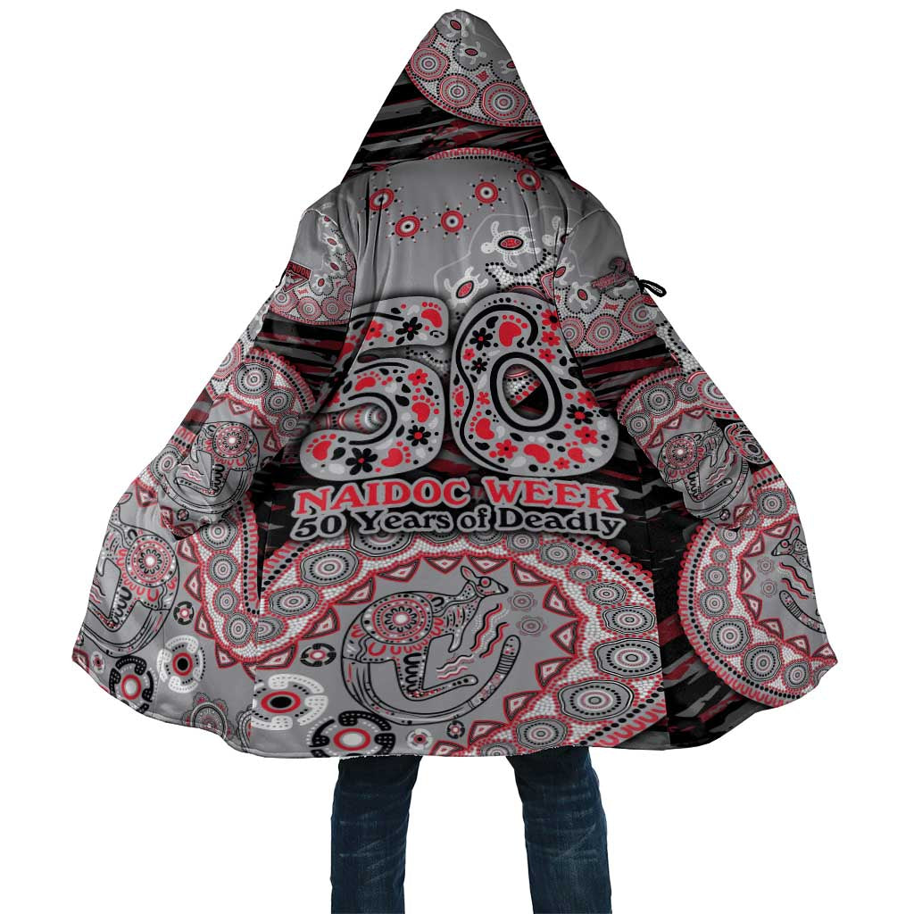 Essendon Bombers NAIDOC Week 2026 Cloak Australian Aboriginal Dot Art Dreamtime Pattern Style