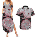 Essendon Bombers NAIDOC Week 2026 Couples Matching Summer Maxi Dress and Hawaiian Shirt Australian Aboriginal Dot Art Dreamtime Pattern Style