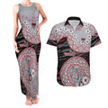 Essendon Bombers NAIDOC Week 2026 Couples Matching Tank Maxi Dress and Hawaiian Shirt Australian Aboriginal Dot Art Dreamtime Pattern Style