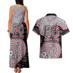 Essendon Bombers NAIDOC Week 2026 Couples Matching Tank Maxi Dress and Hawaiian Shirt Australian Aboriginal Dot Art Dreamtime Pattern Style