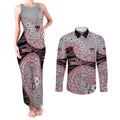 Essendon Bombers NAIDOC Week 2026 Couples Matching Tank Maxi Dress and Long Sleeve Button Shirt Australian Aboriginal Dot Art Dreamtime Pattern Style