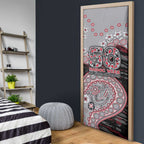 Essendon Bombers NAIDOC Week 2026 Door Cover Australian Aboriginal Dot Art Dreamtime Pattern Style