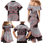 Essendon Bombers NAIDOC Week 2026 Family Matching Mermaid Dress and Hawaiian Shirt Australian Aboriginal Dot Art Dreamtime Pattern Style