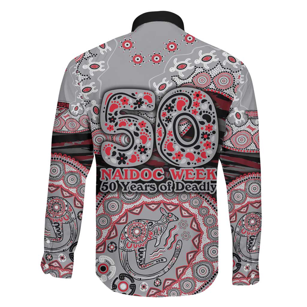 Essendon Bombers NAIDOC Week 2026 Family Matching Puletasi and Hawaiian Shirt Australian Aboriginal Dot Art Dreamtime Pattern Style