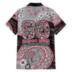 Essendon Bombers NAIDOC Week 2026 Family Matching Tank Maxi Dress and Hawaiian Shirt Australian Aboriginal Dot Art Dreamtime Pattern Style