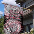 Essendon Bombers NAIDOC Week 2026 Garden Flag Australian Aboriginal Dot Art Dreamtime Pattern Style