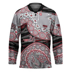 Essendon Bombers NAIDOC Week 2026 Hockey Jersey Australian Aboriginal Dot Art Dreamtime Pattern Style
