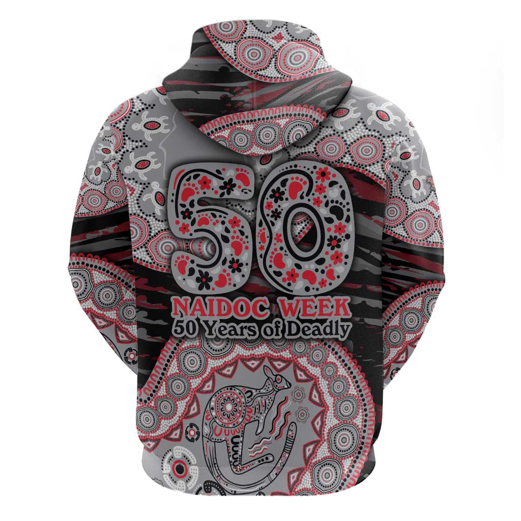 Essendon Bombers NAIDOC Week 2026 Hoodie Australian Aboriginal Dot Art Dreamtime Pattern Style