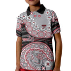 Essendon Bombers NAIDOC Week 2026 Kid Polo Shirt Australian Aboriginal Dot Art Dreamtime Pattern Style