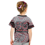 Essendon Bombers NAIDOC Week 2026 Kid T Shirt Australian Aboriginal Dot Art Dreamtime Pattern Style