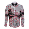 Essendon Bombers NAIDOC Week 2026 Long Sleeve Button Shirt Australian Aboriginal Dot Art Dreamtime Pattern Style