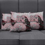 Essendon Bombers NAIDOC Week 2026 Pillow Cover Australian Aboriginal Dot Art Dreamtime Pattern Style