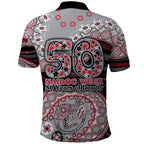 Essendon Bombers NAIDOC Week 2026 Polo Shirt Australian Aboriginal Dot Art Dreamtime Pattern Style