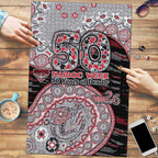 Essendon Bombers NAIDOC Week 2026 Puzzle Australian Aboriginal Dot Art Dreamtime Pattern Style