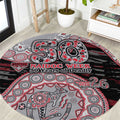 Essendon Bombers NAIDOC Week 2026 Round Carpet Australian Aboriginal Dot Art Dreamtime Pattern Style