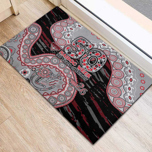 Essendon Bombers NAIDOC Week 2026 Rubber Doormat Australian Aboriginal Dot Art Dreamtime Pattern Style