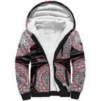 Essendon Bombers NAIDOC Week 2026 Sherpa Hoodie Australian Aboriginal Dot Art Dreamtime Pattern Style