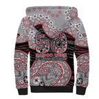 Essendon Bombers NAIDOC Week 2026 Sherpa Hoodie Australian Aboriginal Dot Art Dreamtime Pattern Style