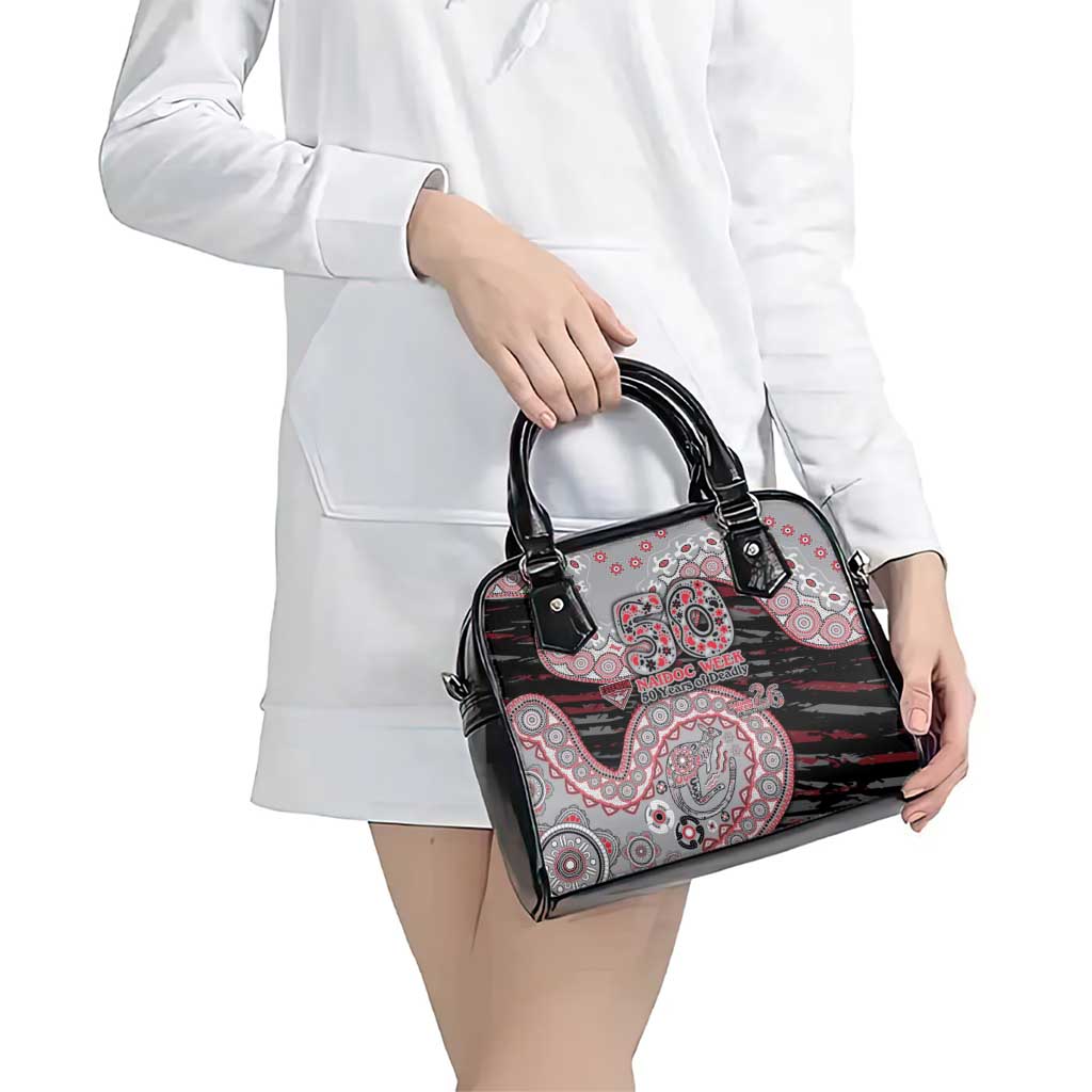 Essendon Bombers NAIDOC Week 2026 Shoulder Handbag Australian Aboriginal Dot Art Dreamtime Pattern Style