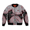 Essendon Bombers NAIDOC Week 2026 Sleeve Zip Bomber Jacket Australian Aboriginal Dot Art Dreamtime Pattern Style