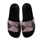 Essendon Bombers NAIDOC Week 2026 Slide Sandals Australian Aboriginal Dot Art Dreamtime Pattern Style