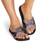 Essendon Bombers NAIDOC Week 2026 Slide Sandals Australian Aboriginal Dot Art Dreamtime Pattern Style