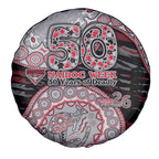 Essendon Bombers NAIDOC Week 2026 Spare Tire Cover Australian Aboriginal Dot Art Dreamtime Pattern Style