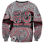 Essendon Bombers NAIDOC Week 2026 Sweatshirt Australian Aboriginal Dot Art Dreamtime Pattern Style