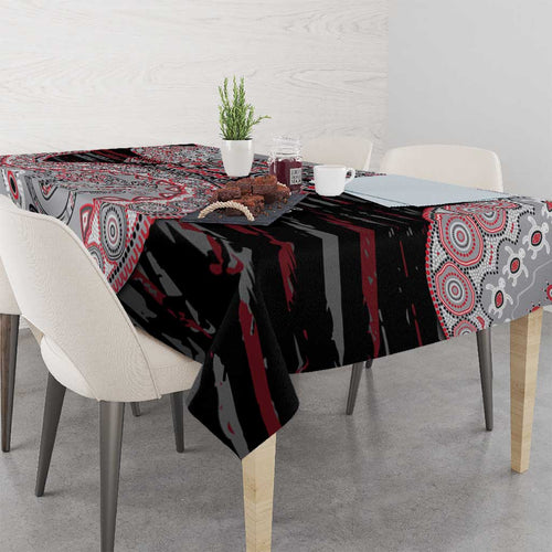 Essendon Bombers NAIDOC Week 2026 Tablecloth Australian Aboriginal Dot Art Dreamtime Pattern Style