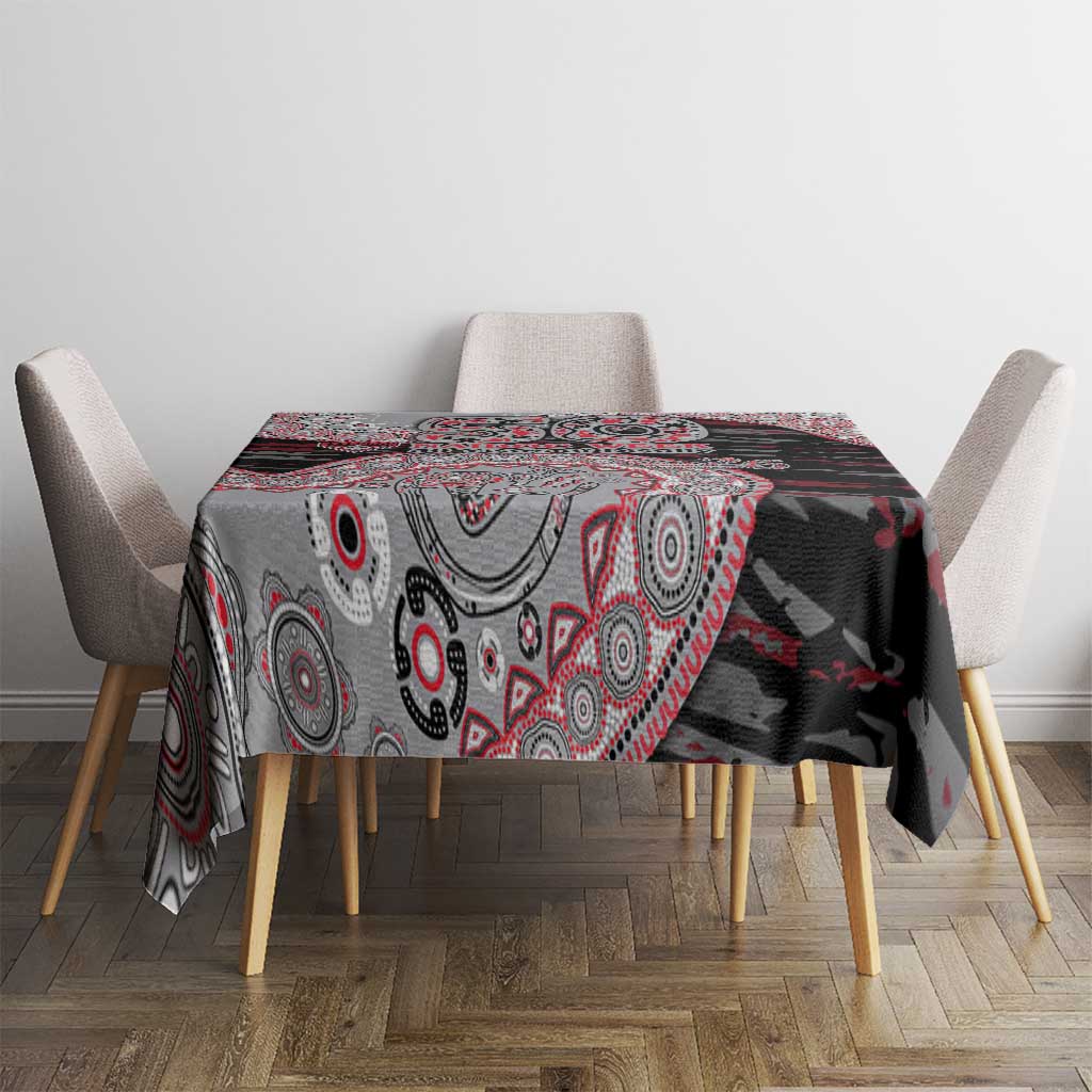 Essendon Bombers NAIDOC Week 2026 Tablecloth Australian Aboriginal Dot Art Dreamtime Pattern Style