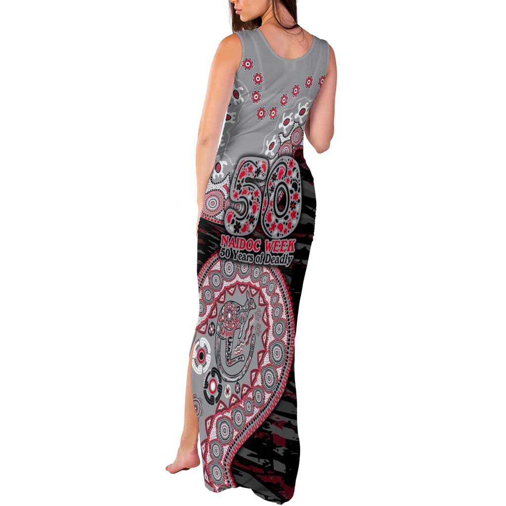 Essendon Bombers NAIDOC Week 2026 Tank Maxi Dress Australian Aboriginal Dot Art Dreamtime Pattern Style