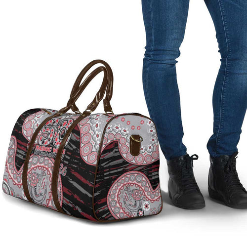 Essendon Bombers NAIDOC Week 2026 Travel Bag Australian Aboriginal Dot Art Dreamtime Pattern Style