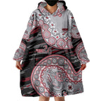 Essendon Bombers NAIDOC Week 2026 Wearable Blanket Hoodie Australian Aboriginal Dot Art Dreamtime Pattern Style