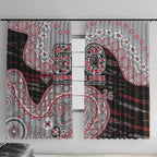 Essendon Bombers NAIDOC Week 2026 Window Curtain Australian Aboriginal Dot Art Dreamtime Pattern Style