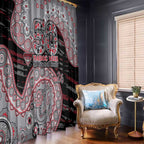 Essendon Bombers NAIDOC Week 2026 Window Curtain Australian Aboriginal Dot Art Dreamtime Pattern Style