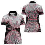 Essendon Bombers NAIDOC Week 2026 Women Polo Shirt Australian Aboriginal Dot Art Dreamtime Pattern Style