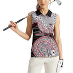 Essendon Bombers NAIDOC Week 2026 Women Sleeveless Polo Shirt Australian Aboriginal Dot Art Dreamtime Pattern Style
