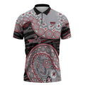 Essendon Bombers NAIDOC Week 2026 Zipper Polo Shirt Australian Aboriginal Dot Art Dreamtime Pattern Style
