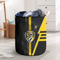 Richmond Tigers Laundry Basket Modern Geometric Sports Graphic Style