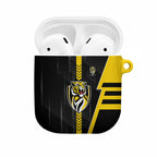 Richmond Tigers AirPods Case Modern Geometric Sports Graphic Style