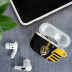 Richmond Tigers AirPods Case Modern Geometric Sports Graphic Style