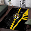 Richmond Tigers Area Rug Modern Geometric Sports Graphic Style