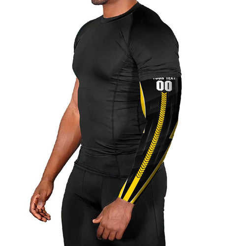 Personalized Richmond Tigers Arm Sleeves Modern Geometric Sports Graphic Style