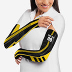 Personalized Richmond Tigers Arm Sleeves Modern Geometric Sports Graphic Style